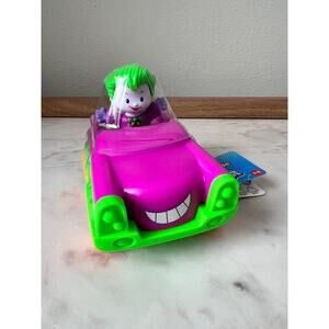 Fisher-Price Little People Push-Along DC Comics Joker Figure and Car Toy
